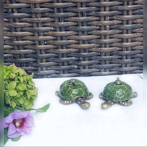 🐢 Vintage Bombay Turtle Set (2 piece)
